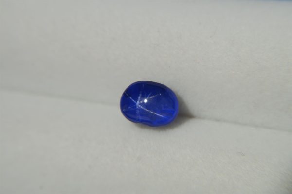 Cornflower Blue Star Sapphire - Cabochon - 2.98 ct - CSL certified