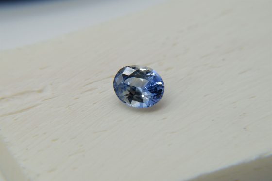 Pastel Blue Sapphire - Oval - 0.80 ct