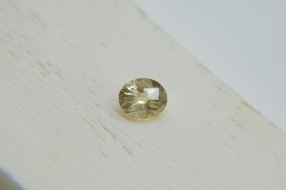 Premium: Vivid Pastel Yellow Sapphire - Oval - 0.95 ct