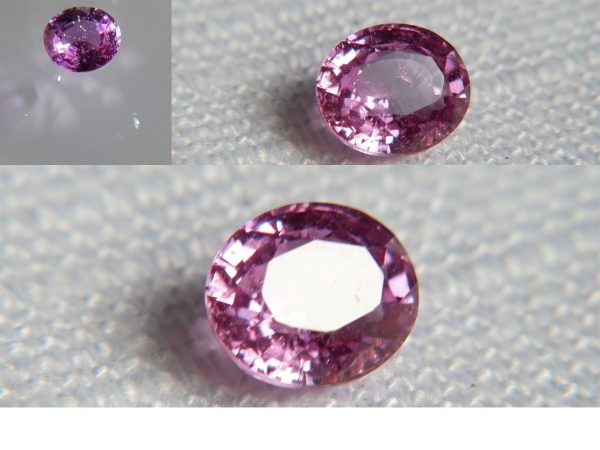 Genuine Pink Sapphire - Oval - 0.65 ct - GIA certified
