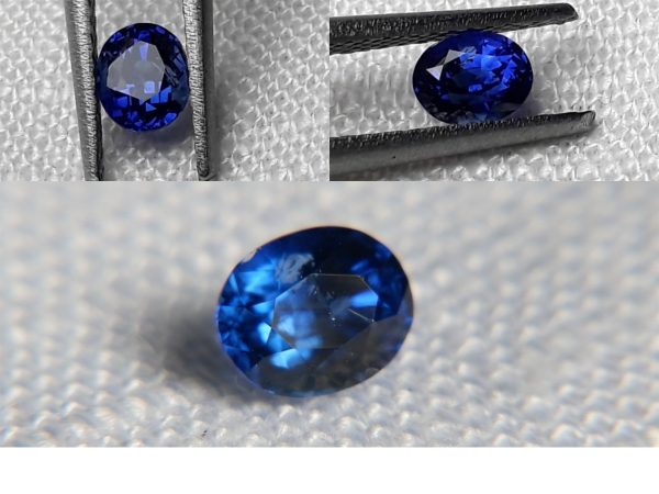 Vivid Royal Blue Sapphire - Oval - 0.57 ct - GIA certified