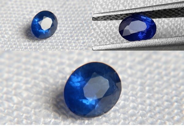 Vivid Royal Blue Sapphire - Oval - 0.39 ct - GIA certified