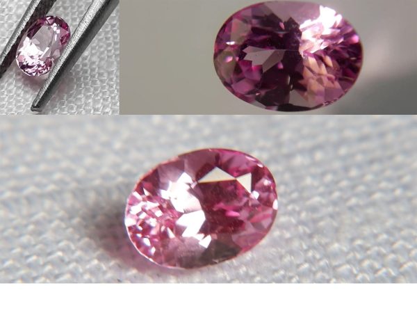 Genuine Vivid Pink Sapphire - Oval - 0.74 ct - GIA certified