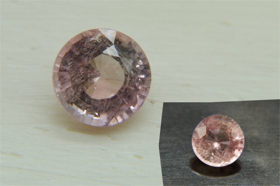 Orange Tourmaline - Round - 0.85 ct - COR authenticated