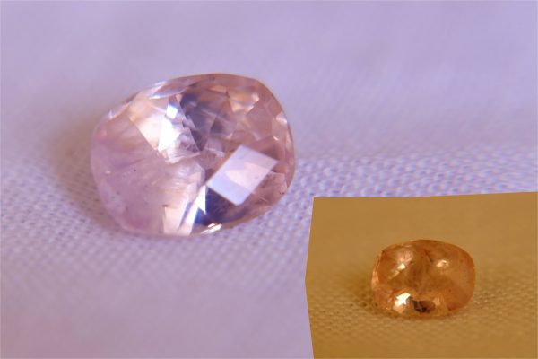 Padparadscha Sapphire - Rectangular - 1.31 ct - CSL certified